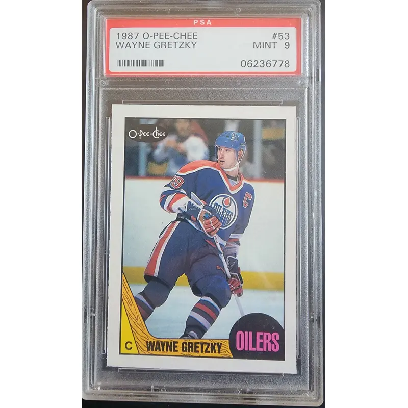 Wayne Gretzky 1987 O-Pee-Chee #53 PSA 9 Mint