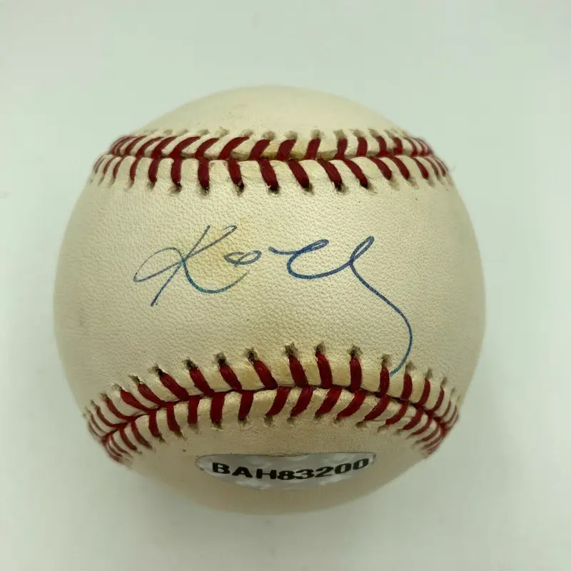 Rare Kobe Bryant Signed Major League Baseball Upper Deck UDA Holo & JSA COA
