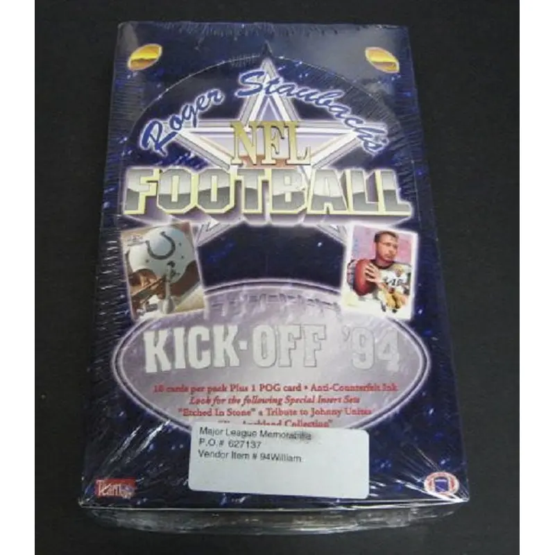 1994 Ted Williams Roger Staubach Football Box