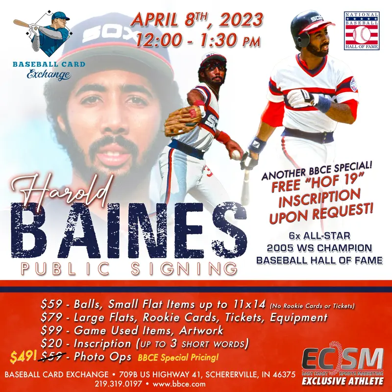 Harold Baines---Super Premium Ticket