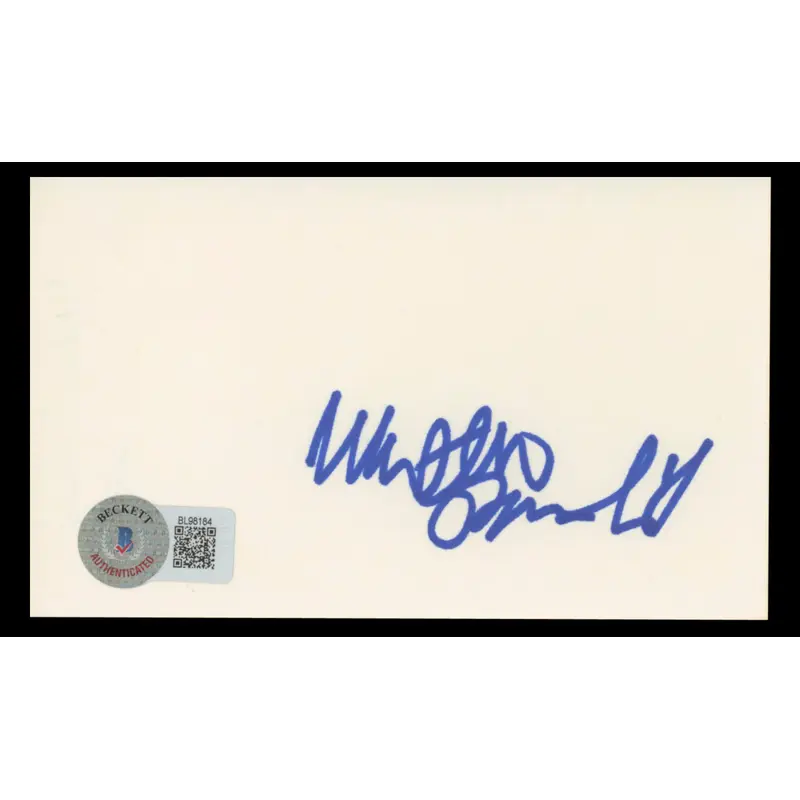 Matthew Broderick Ferris Bueller's Day Off Signed 3x5 Index Card BAS #BL98184