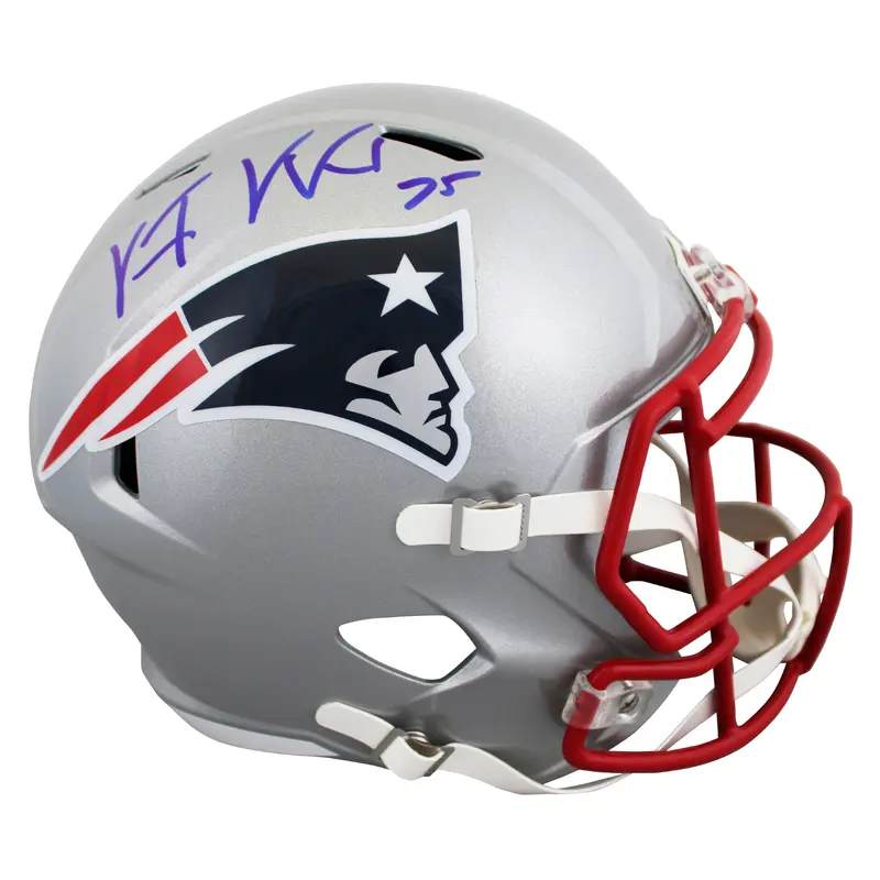 Patriots Vince Wilfork Authentic Signed Full Size Speed Rep Helmet BAS Witnessed