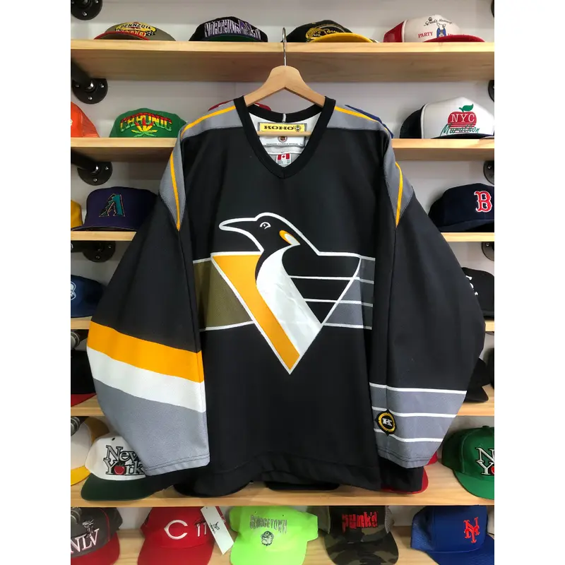 Vintage KOHO Pittsburgh Penguin Robo Pen Alternate Blank Jersey Size 2XL