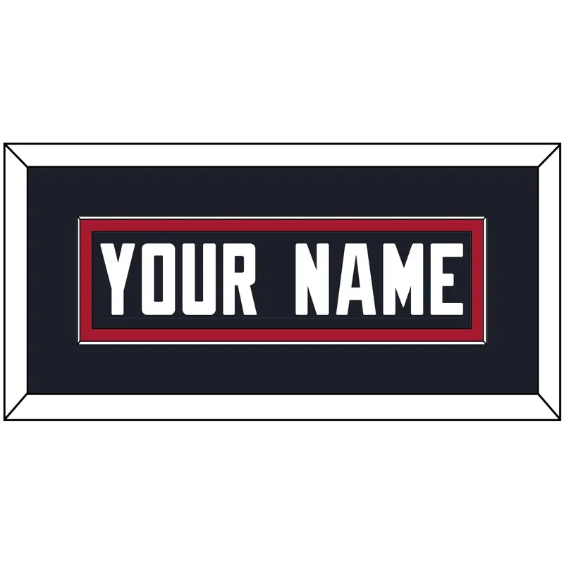 Houston Nameplate - Home Blue (2002-2023) - Single Mat 2
