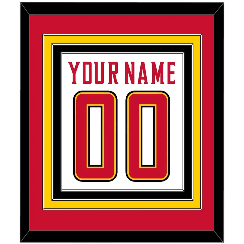 Maryland Basketball Name & Number - Home White (2013-2015) - Triple Mat 2