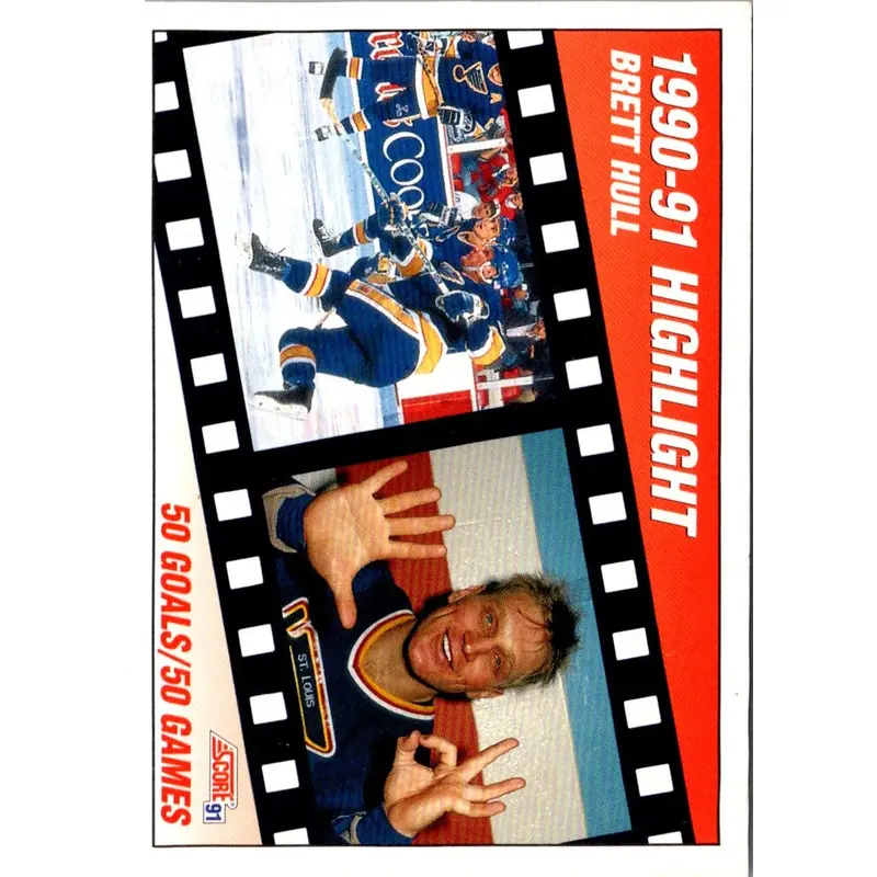 1991 Score Canadian Brett Hull #302