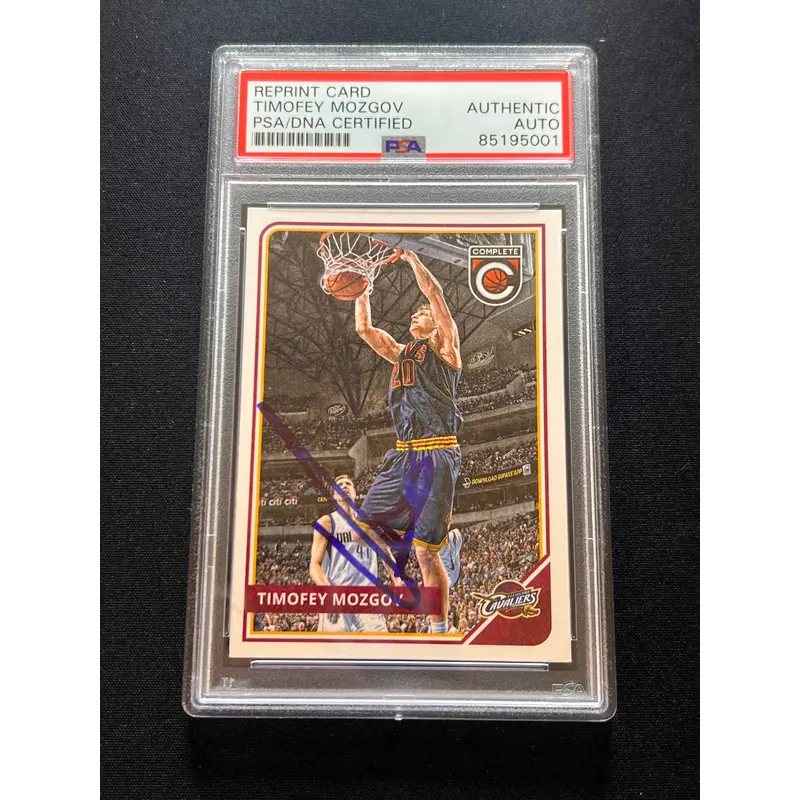 2015-16 Panini Complete #125 Timofey Mozgov Signed AUTO PSA Slabbed Cavaliers