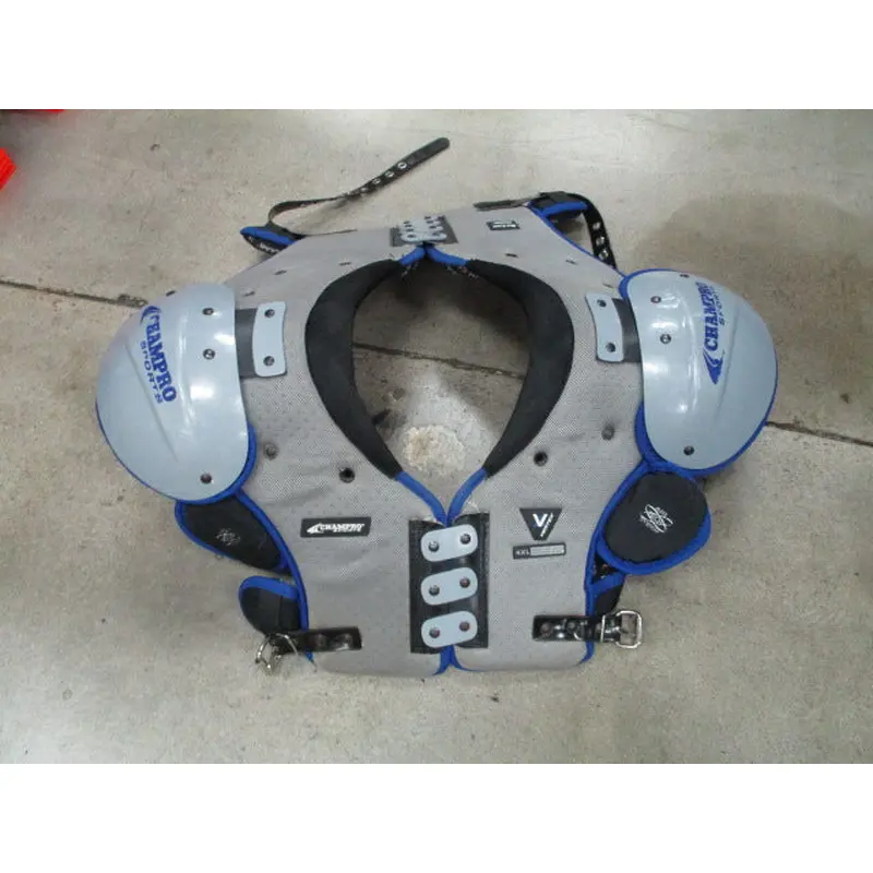 Used Champro Vertex Football Shoulder Pads Size 4XL 155-180 lbs Back Rivets Dama