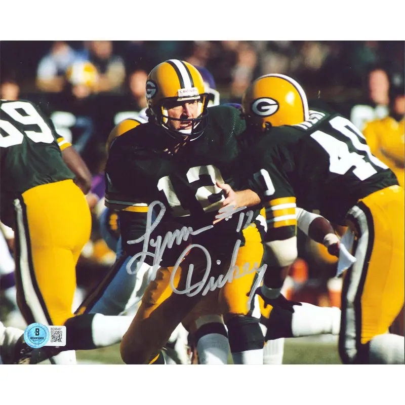 Packers Lynn Dickey Authentic Signed 8x10 Horizontal Photo BAS #BQ96487