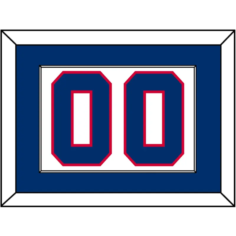 Philadelphia Number - Home White (1978-1991) - Single Mat 1