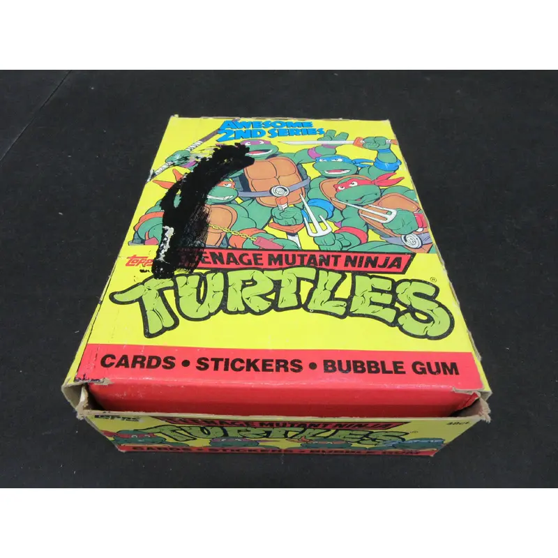 1990 Topps Teenage Mutant Ninja Turtles Series 2 Box (Authenticate)