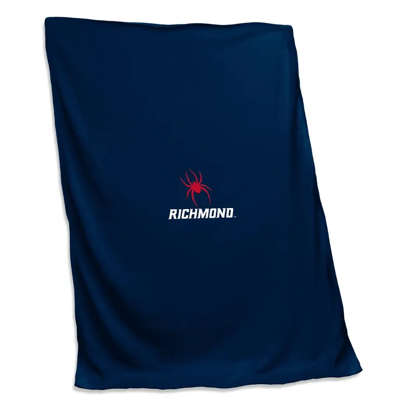 Richmond Navy Screened Sweatshirt Blanket f/ Primary Logo