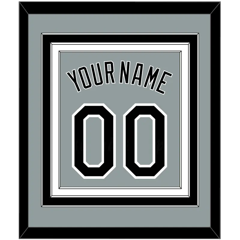 Chicago Name & Number - Road Gray - Triple Mat 2