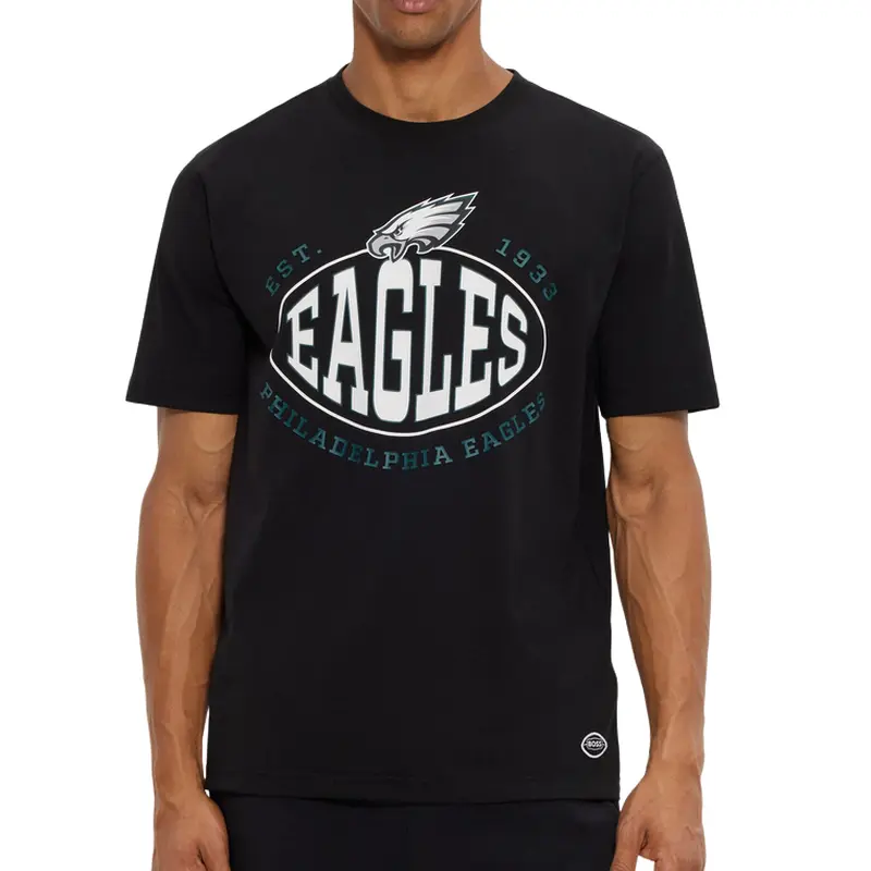 PHILADELPHIA EAGLES BLACK MENS T SHIRT 50504526019