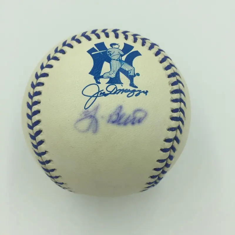 Yogi Berra Signed 1998 Joe Dimaggio Day Commemorative Baseball PSA DNA COA