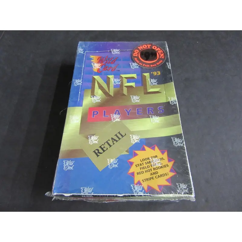 1993 Wild Card Football Box (Retail)