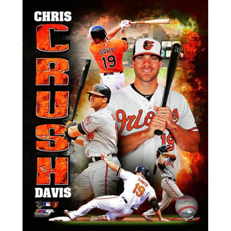 Chris Davis "CRUSH Davis" Baltimore Orioles Premium Poster Print - Photofile 16x20