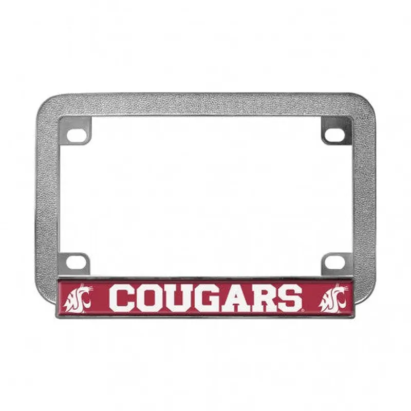 Washington State University Motorcycle Metal Plate Frame