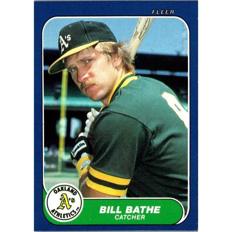 1986 Fleer Update Bill Bathe #U-9
