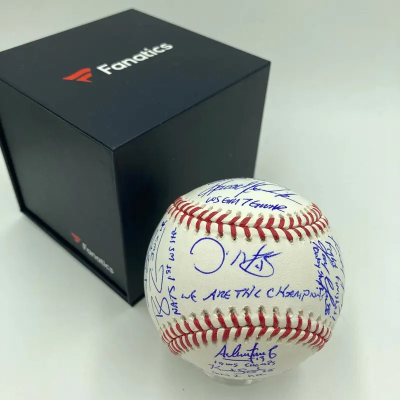 2019 Washington Nationals World Series Champs Team Signed Baseball Fanatics Holo
