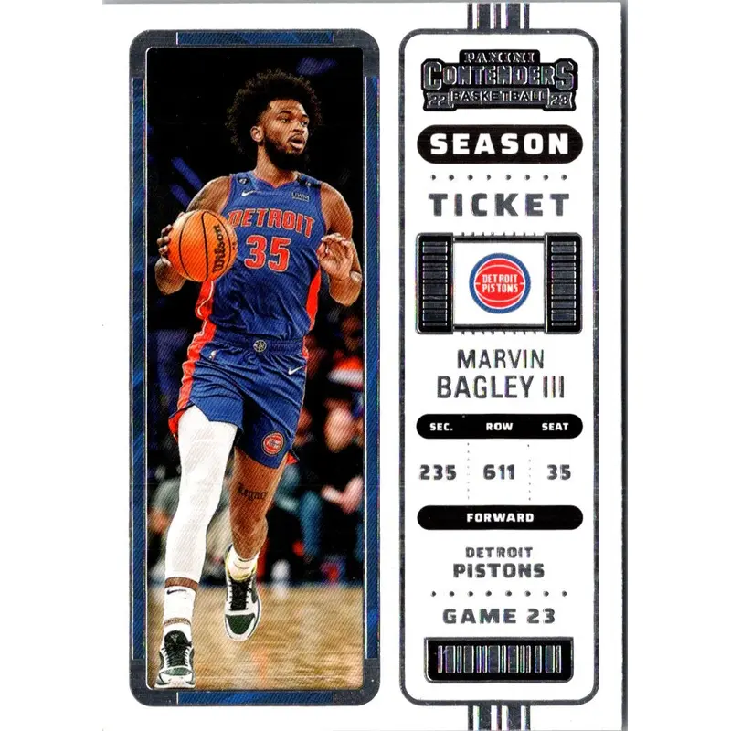 2022 Panini Contenders Season Ticket Marvin Bagley III #96