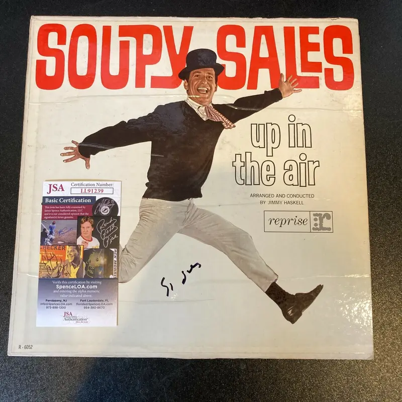 Soupy Sales Signed Autographed Vintage Record Album With JSA COA
