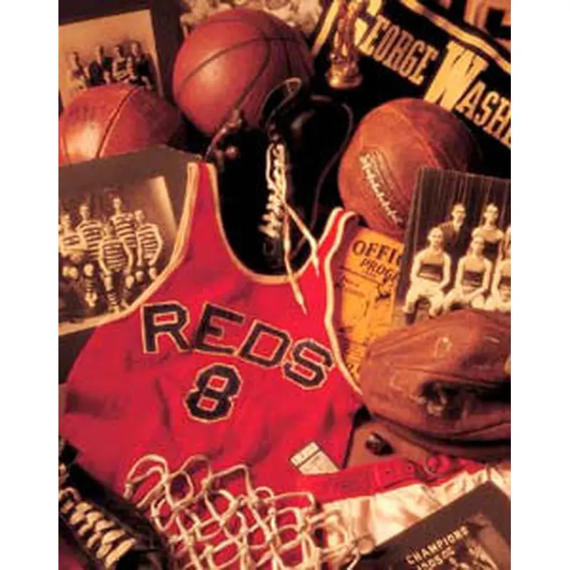 Vintge Basketball Memorabilia Collage "Memories" Poster by Michael Harrison