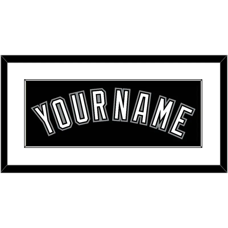 Chicago Name - Alternate Black - Single Mat 1