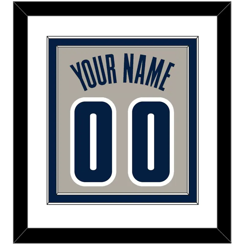 Georgetown Basketball Name & Number - Home Gray (1994-1996) - Double Mat 1