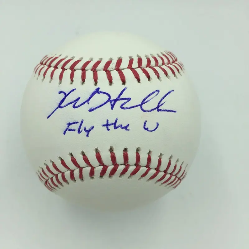 Mint Kyle Hendricks "Fly The W" Signed Official Major League Baseball JSA COA