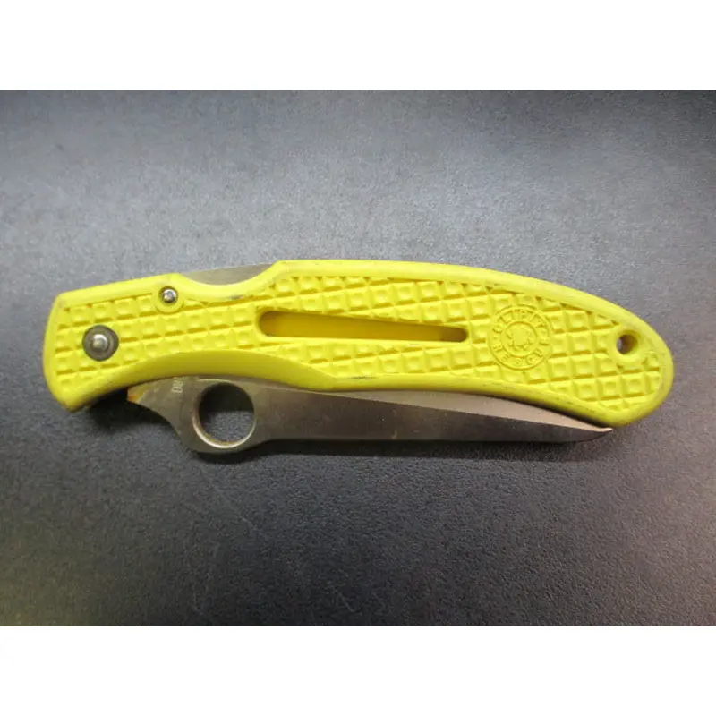 Used Vintage Clipit Rescue SpyderCo Folding Knife