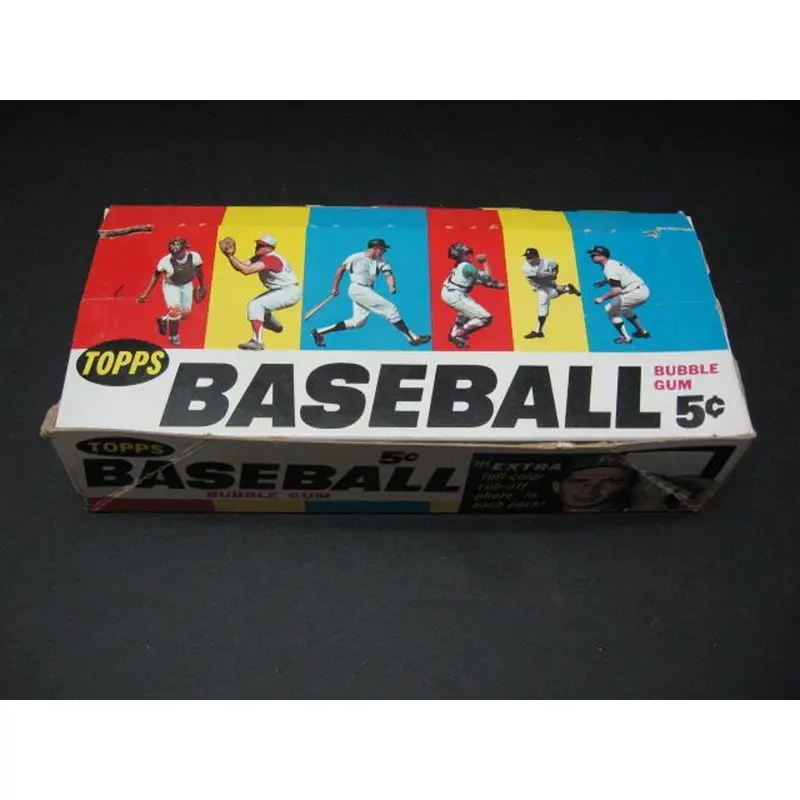 1966 Topps Baseball 5 Cent Empty Display Box