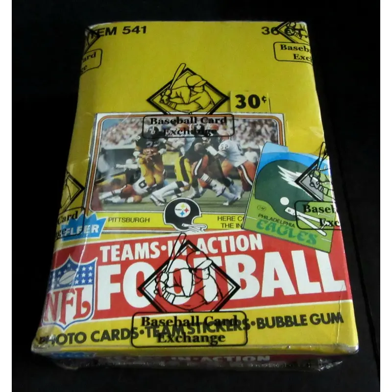 1981 Fleer Football Unopened Wax Box (BBCE)