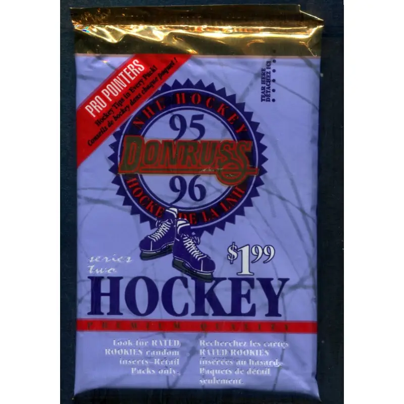 1995/96 Donruss Hockey Unopened Series 2 Pack (Retail) (Pre-Priced) (14)