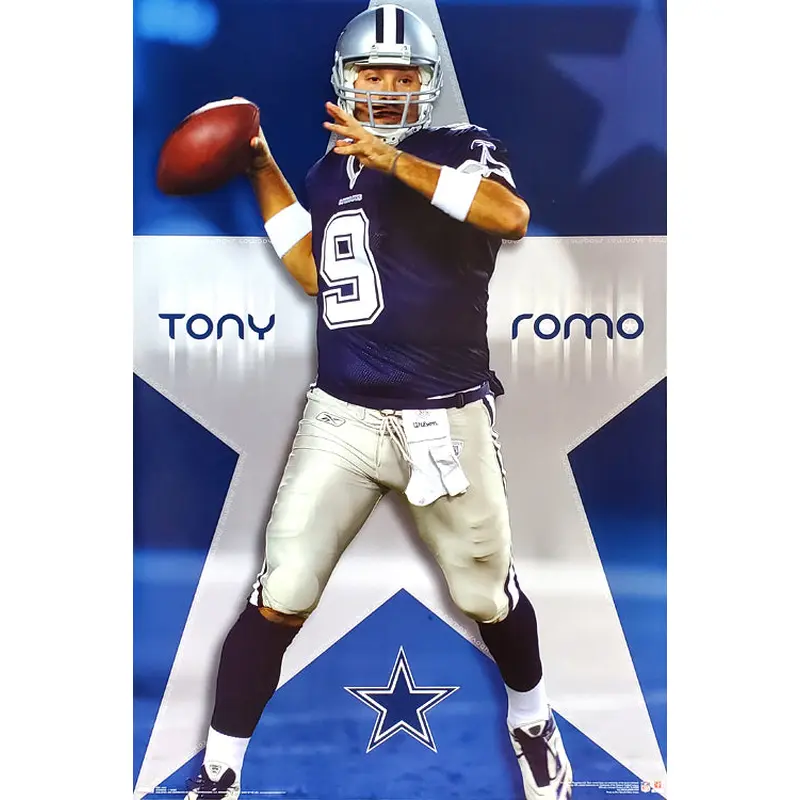 Tony Romo "Lone Star" Dallas Cowboys Poster - Costacos 2008