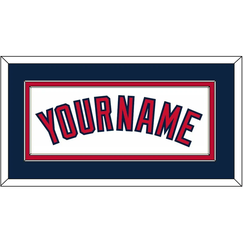 Cleveland Name - Home White (2012-2021) - Double Mat 3
