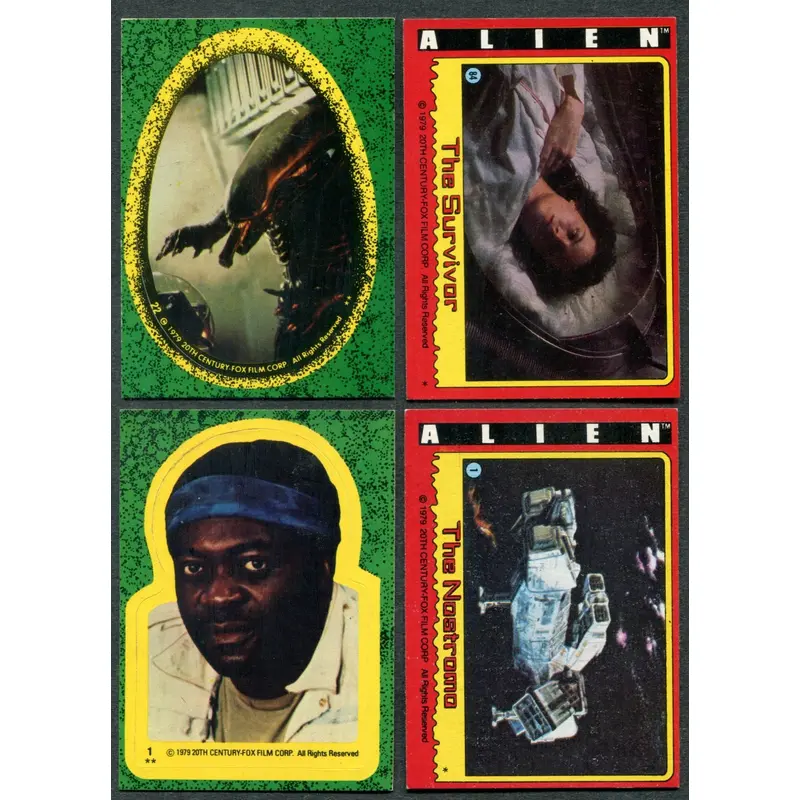1979 Topps Alien Complete Set (w/ stickers) (84/22) NM NM+