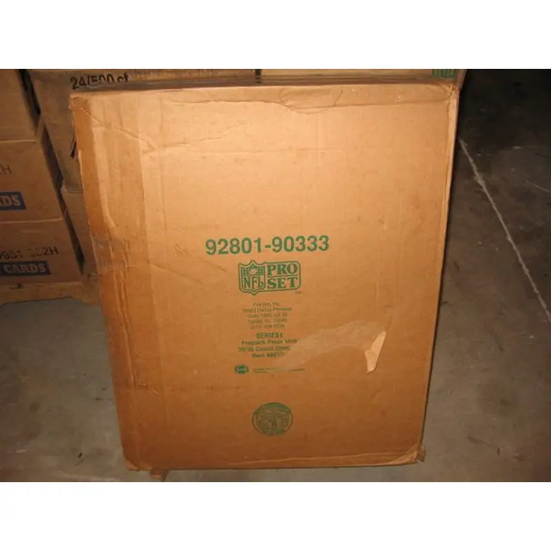 1990 Pro Set Football Series 1 Display Case (20 Box)