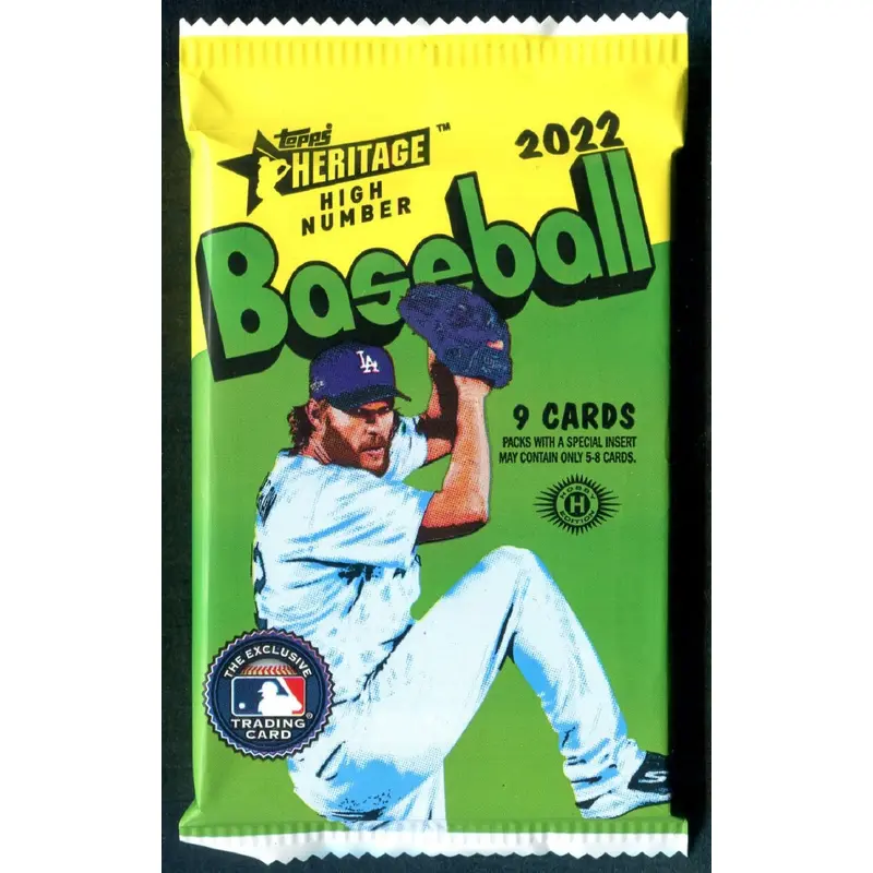 2022 Topps Heritage Baseball Unopened High Number Series Pack (Hobby) (9)