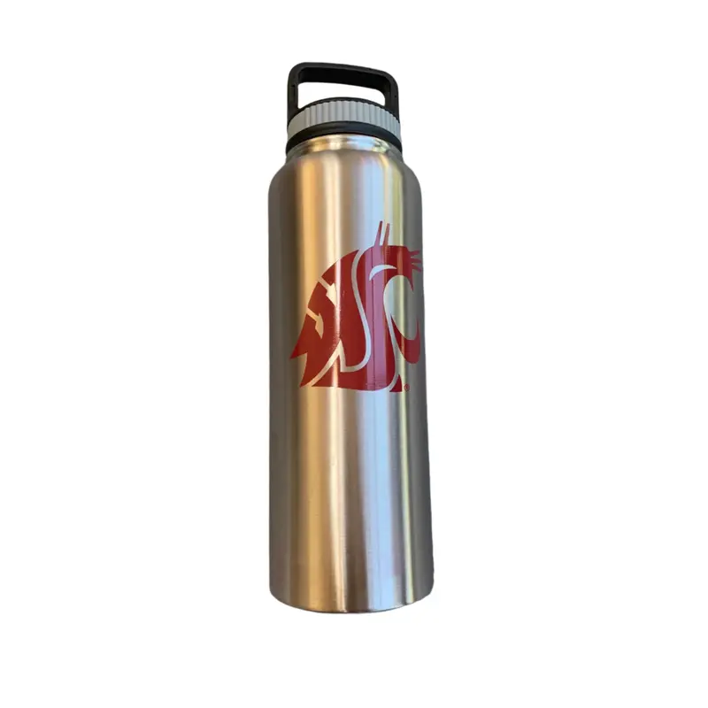 Stainless Steel 32 oz Cougar Logo Water Bottle