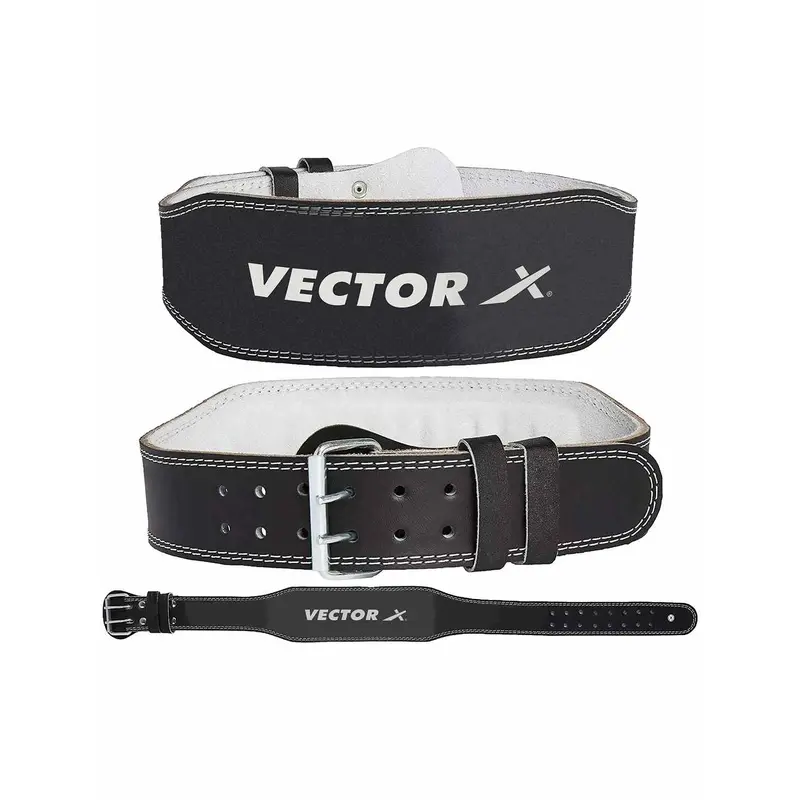 Vector X Champion Weight Lifting Leather Belt | Kibi Sports