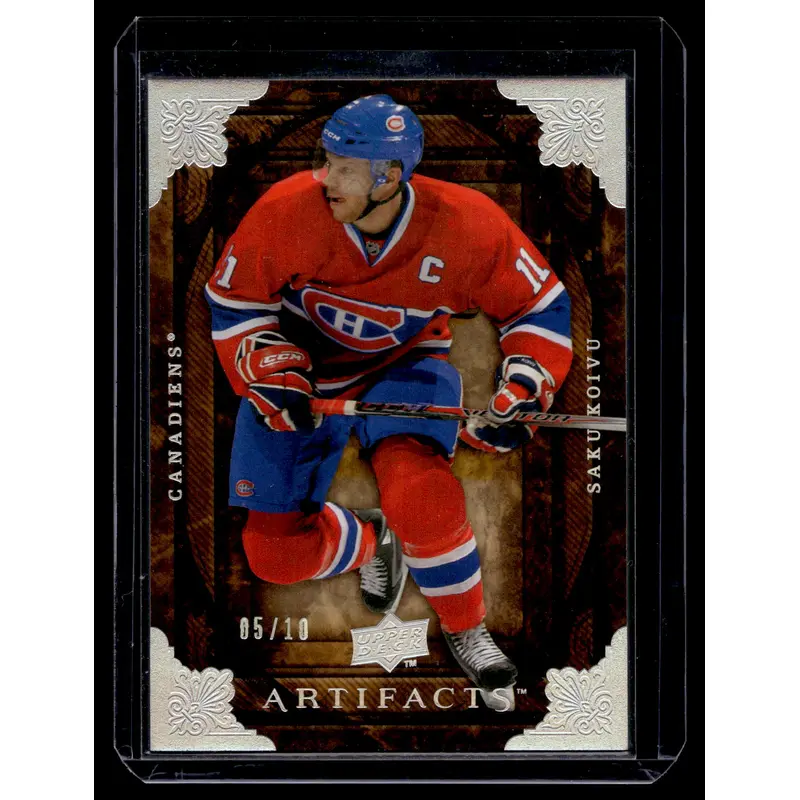 2008-09 Upper Deck Artifacts - Silver Spectrum - Saku Koivu #47 /10