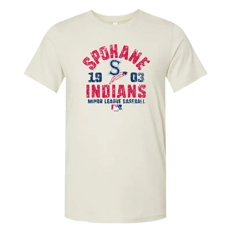 Spokane Indians Heather Oatmeal Issues Tee