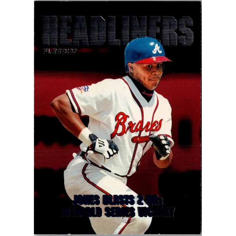 1997 Fleer Headliners Andruw Jones #9