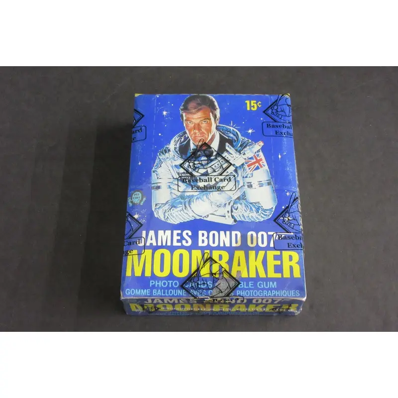 1979 OPC O-Pee-Chee James Bond 007 Moonraker Unopened Wax Box (Tape) (BBCE)