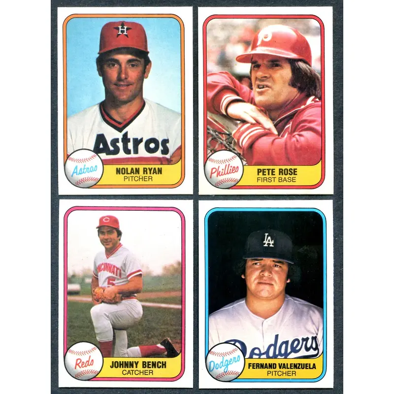 1981 Fleer Baseball Complete Set NM (660) (24-525)