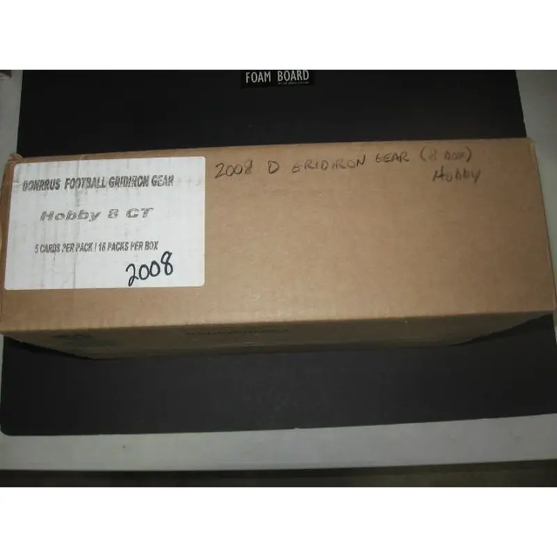 2008 Donruss Gridiron Gear Football Case (8 Box)