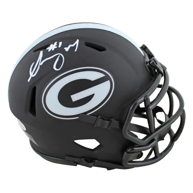 Georgia Sony Michel Authentic Signed Eclipse Speed Mini Helmet BAS Witnessed