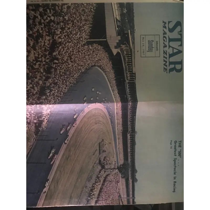 1967 Indianapolis Star Magazine Featuring Indianapolis 500 Race