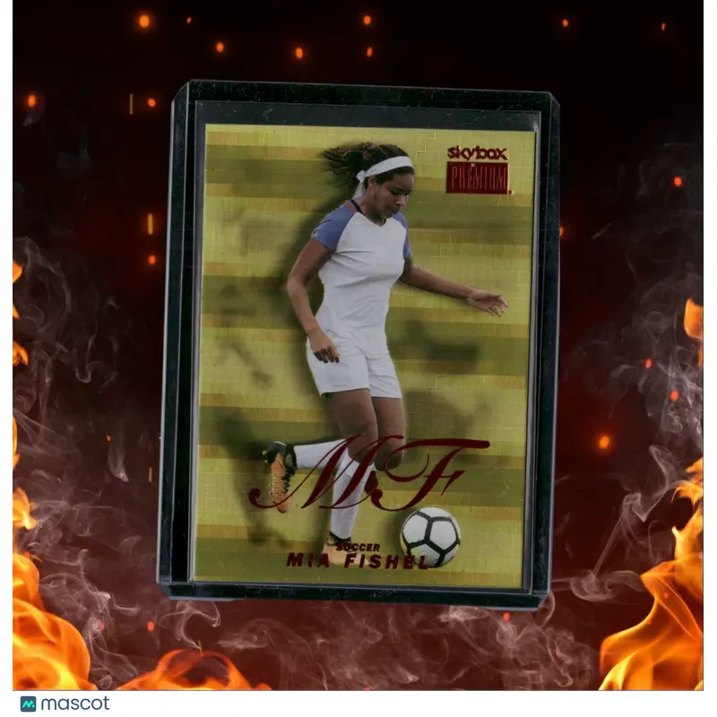 2023 Metal Universe Champions Mia Fishel Retro Ruby Rookie 23/50